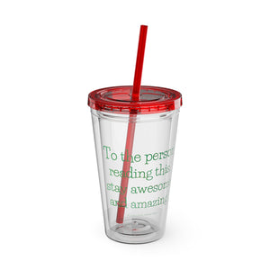 Sunsplash Tumbler with Straw, 16oz - Puppy Love