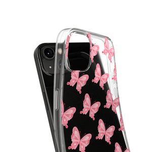 Phone Cases - Soft - Pink Butterfly Small