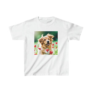 Kids Heavy Cotton™ Tee - Puppy Love