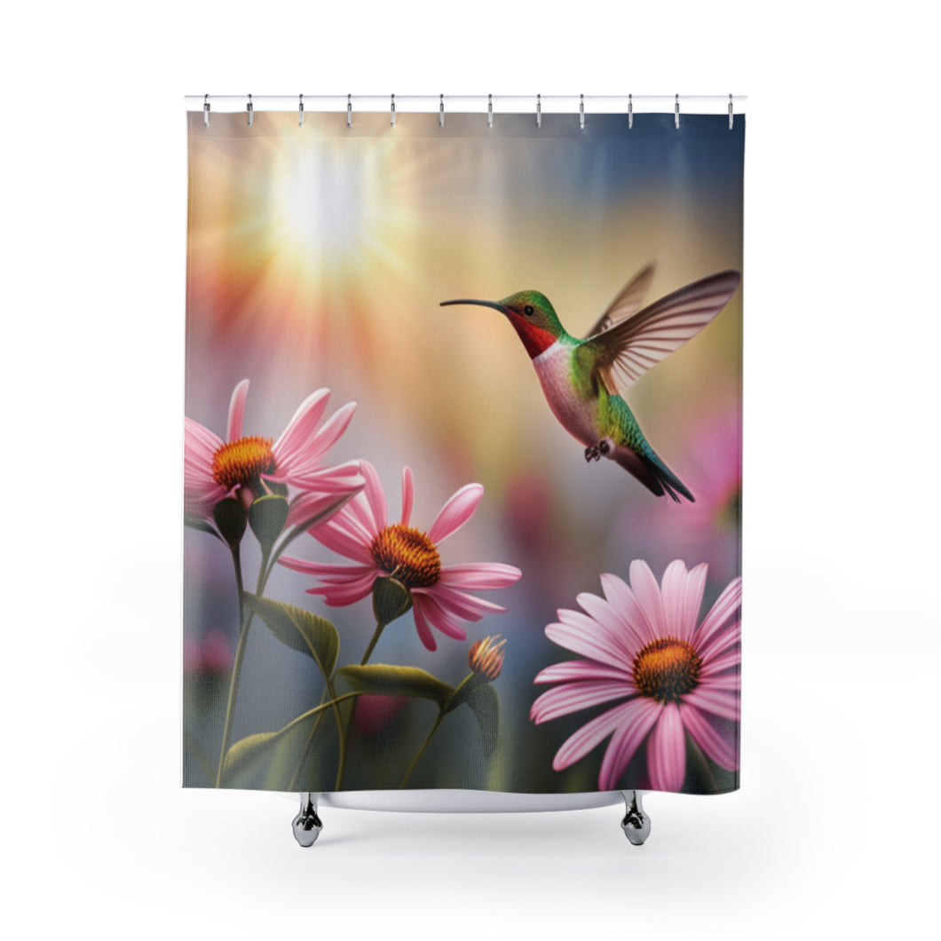 Shower Curtains - Hummingbird