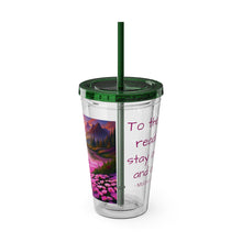 Load image into Gallery viewer, Sunsplash Tumbler with Straw, 16oz - Landscape
