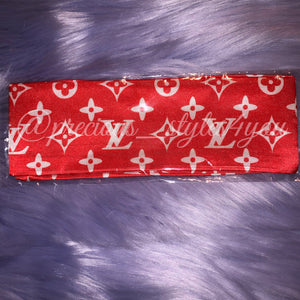 Red Supreme LV Headband