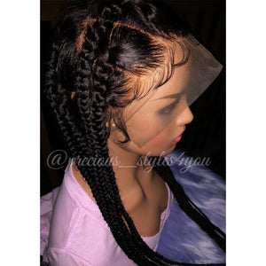 Knotless Braids Unit - 18”